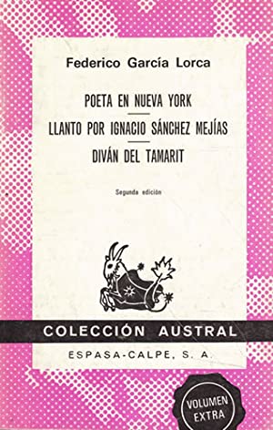 Poeta En Nueva York/Llanto Por Ignacio Sanchez Mejias/Divan De Tamarit